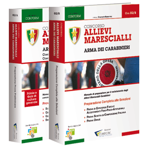 Kit di libri Concorso Allievi Marescialli Arma dei Carabinieri Libri Concorso Marescialli Carabinieri 2018